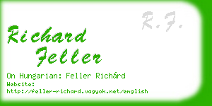 richard feller business card